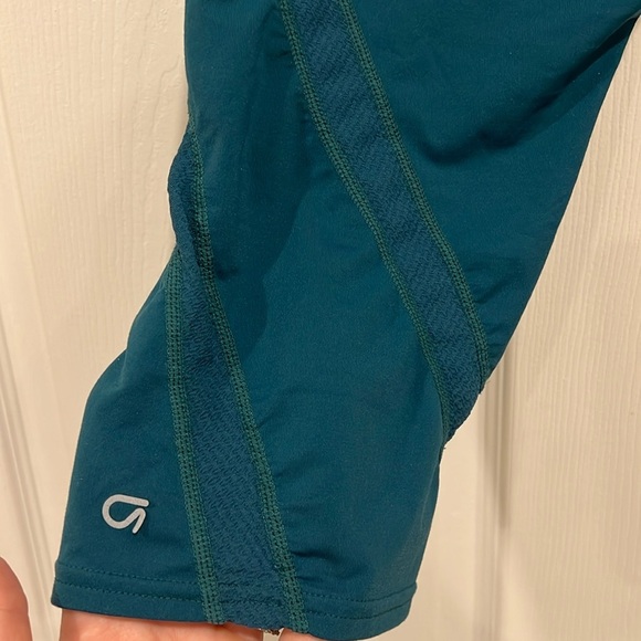 GAP Workout Capris Womens Teal Green Size Large - Picture 4 of 7